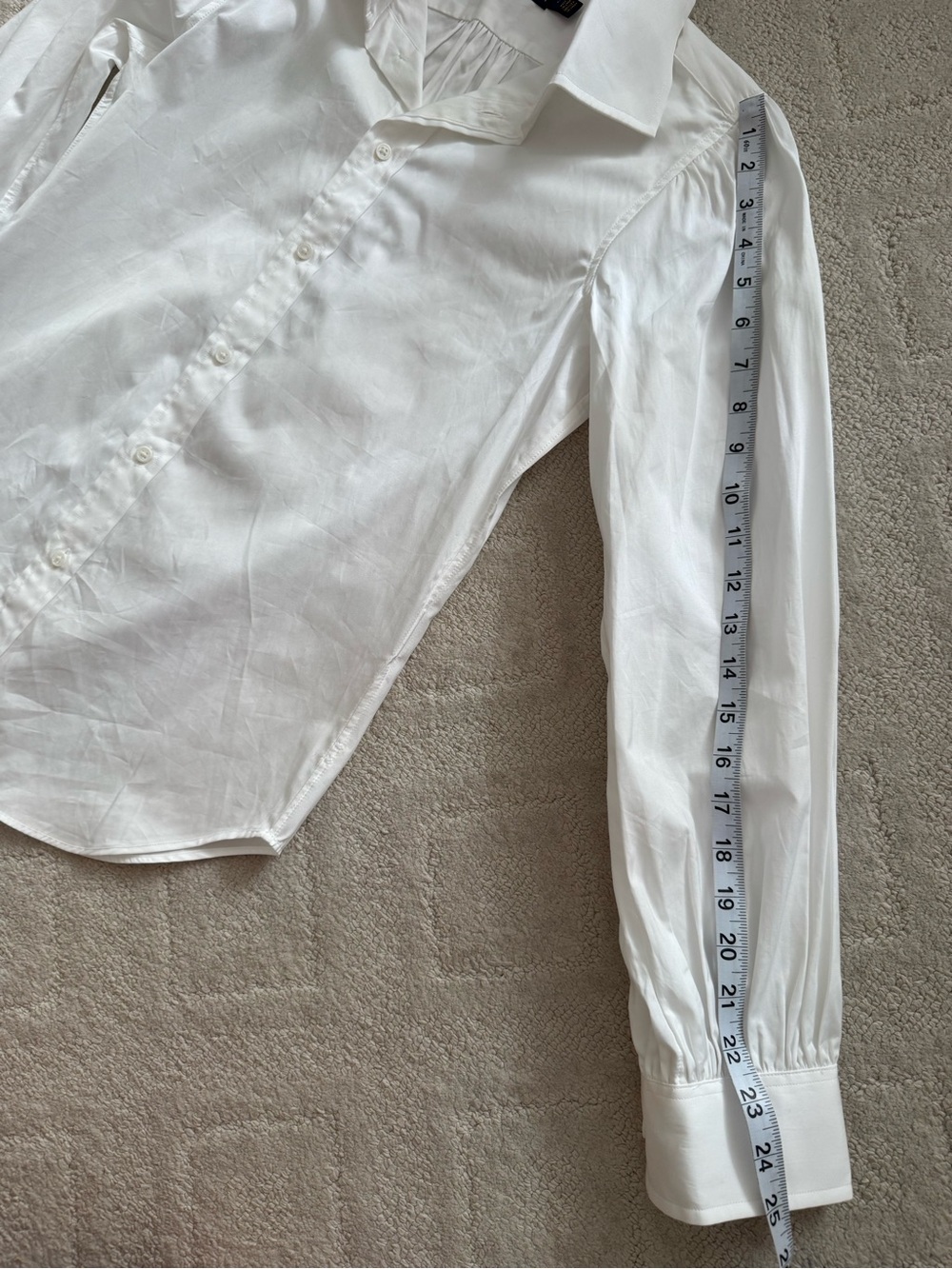 Polo Ralph Lauren Women's White Long-Sleeve Button Down Shirt/ 2/ New - Picture 12 of 12